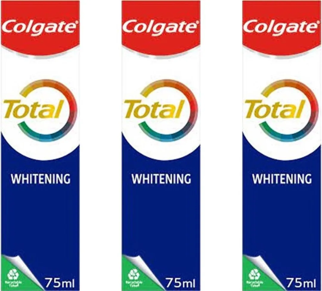 Colgate Total Whitening Tandpasta 225ml - 3 Stuks