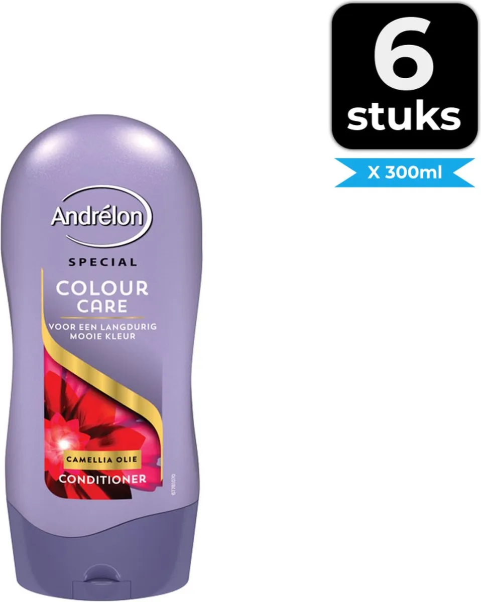 Andrélon Colour Care Camellia Olie Conditioner 300ml - 6 Stuks