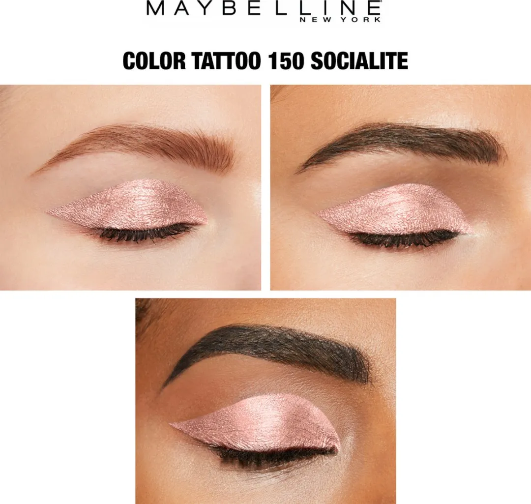 Maybelline Color Tattoo 150 Socialite Oogschaduw - 3.5g - Roze