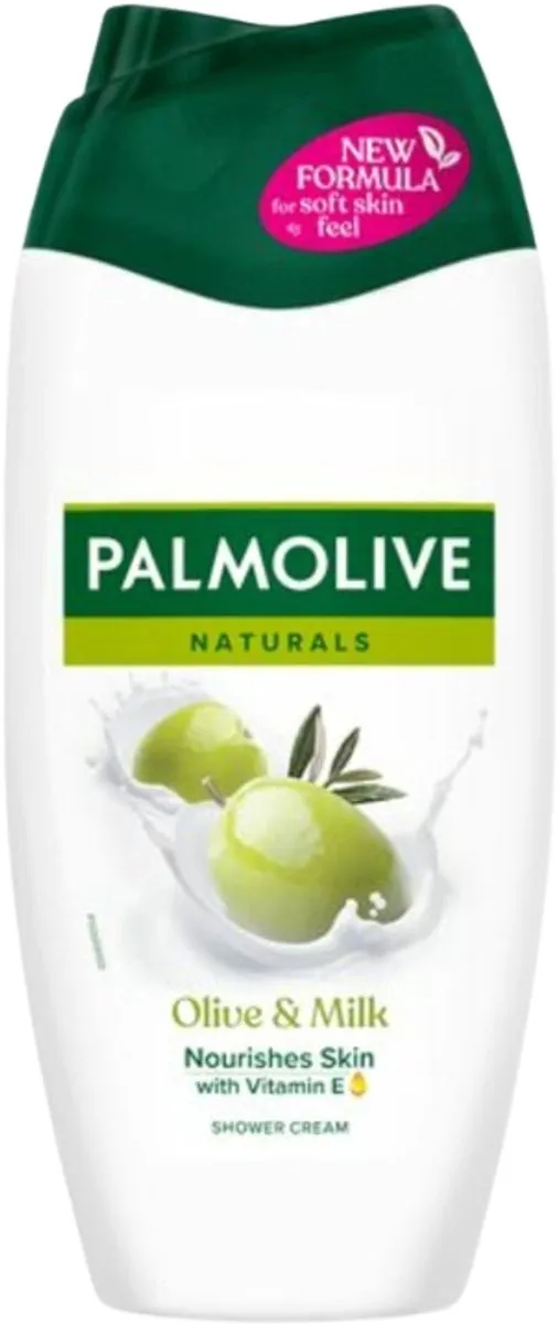 Palmolive Douchecrème Naturals Olijf & Melk 250ml - 5 Stuks