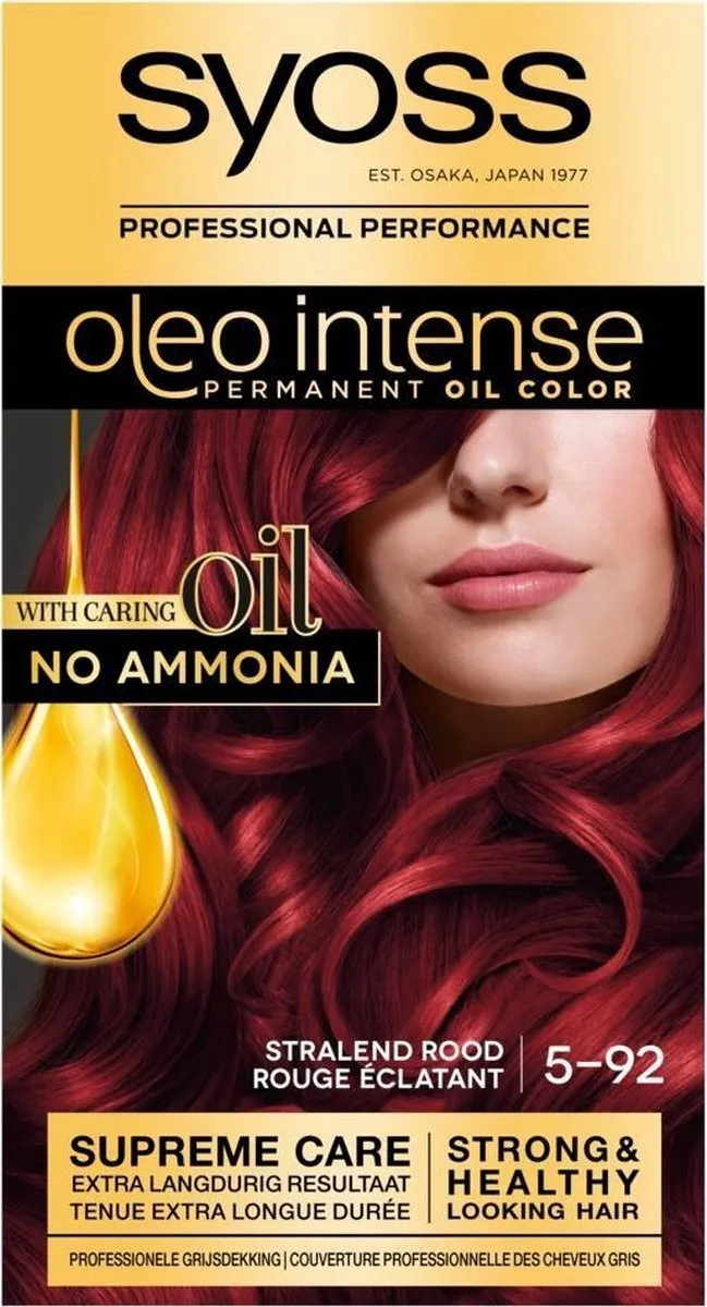 SYOSS Oleo Intense 5-92 Haarverf - Stralend Rood - 1380ml