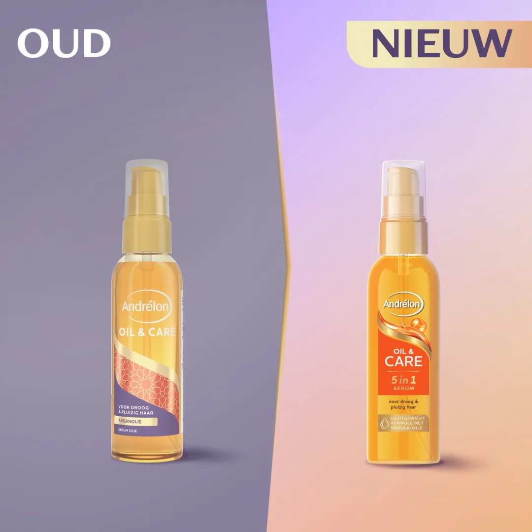Andrélon 5-in-1 Serum Oil & Care 450ml - 6 Stuks