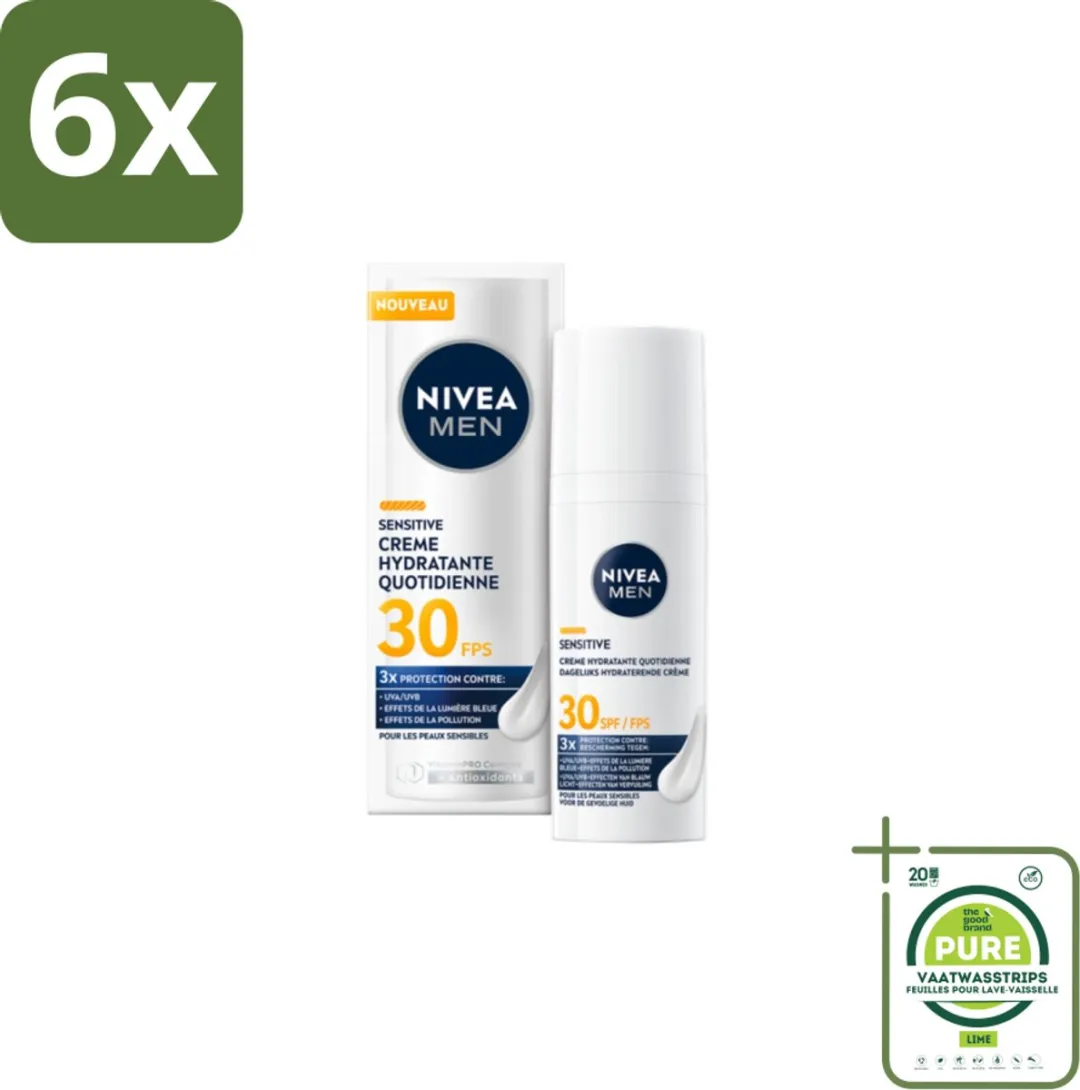 NIVEA MEN Gezichtscrème Sensitive SPF30