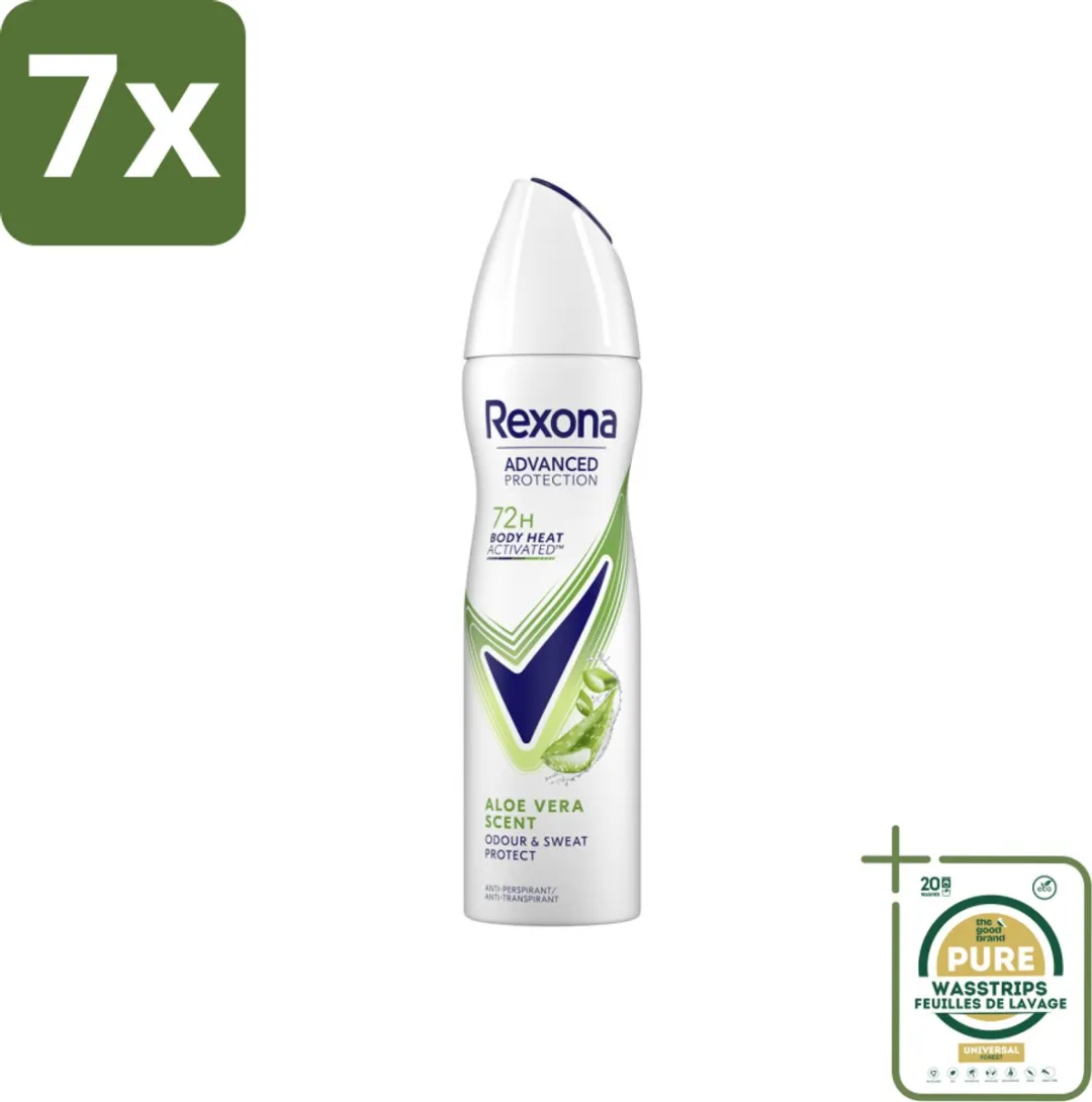 Rexona Aloe Vera Deodorant Spray 150ml - 7 Stuks