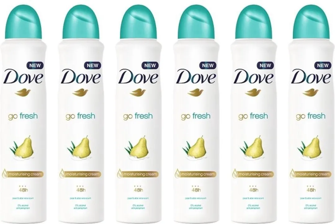 Dove Go Fresh Peer & Aloë Vera Deodorant Spray - 6x250ml