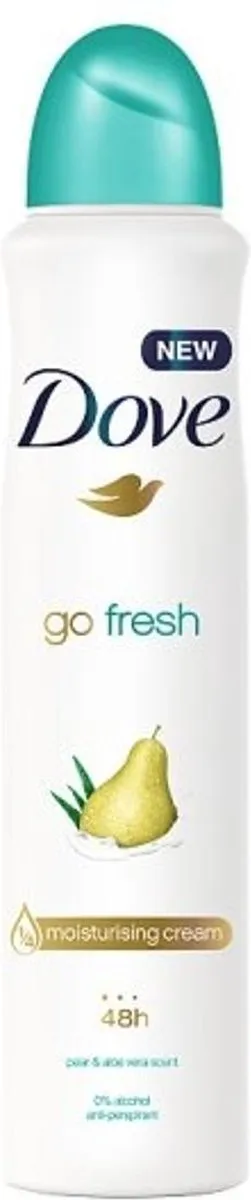 Dove Go Fresh Peer & Aloë Vera Deodorant Spray - 6x250ml