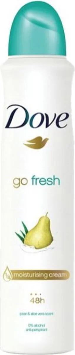 Dove Go Fresh Peer & Aloë Vera Deodorant Spray - 6x250ml