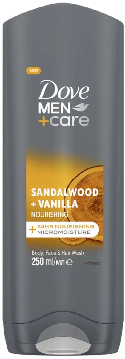 Dove Men+Care Douchegel Sandalwood & Vanilla 250ml