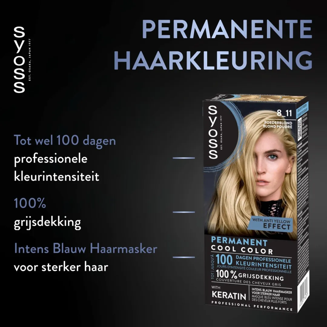 SYOSS Permanent Haarkleuring Poederblond 115ml