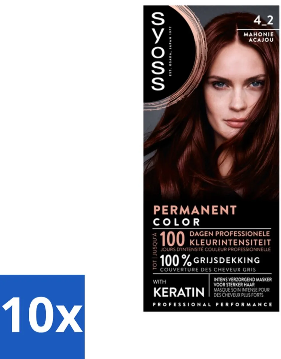 SYOSS Coloration 4-2 Mahonie Haarverf 1150ml