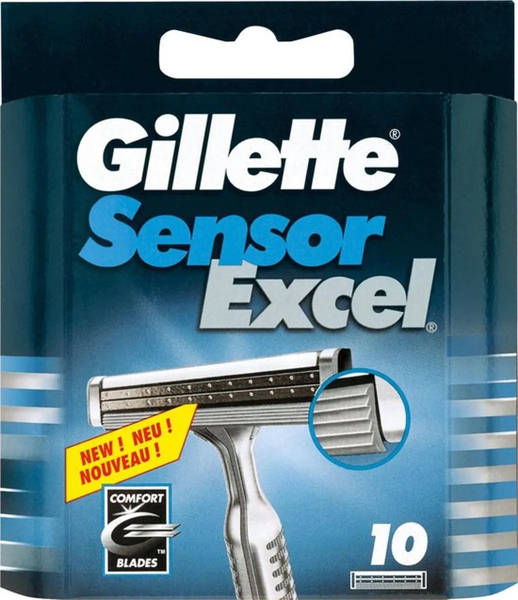 Gillette Sensor Excel Scheermesjes - 10 Stuks