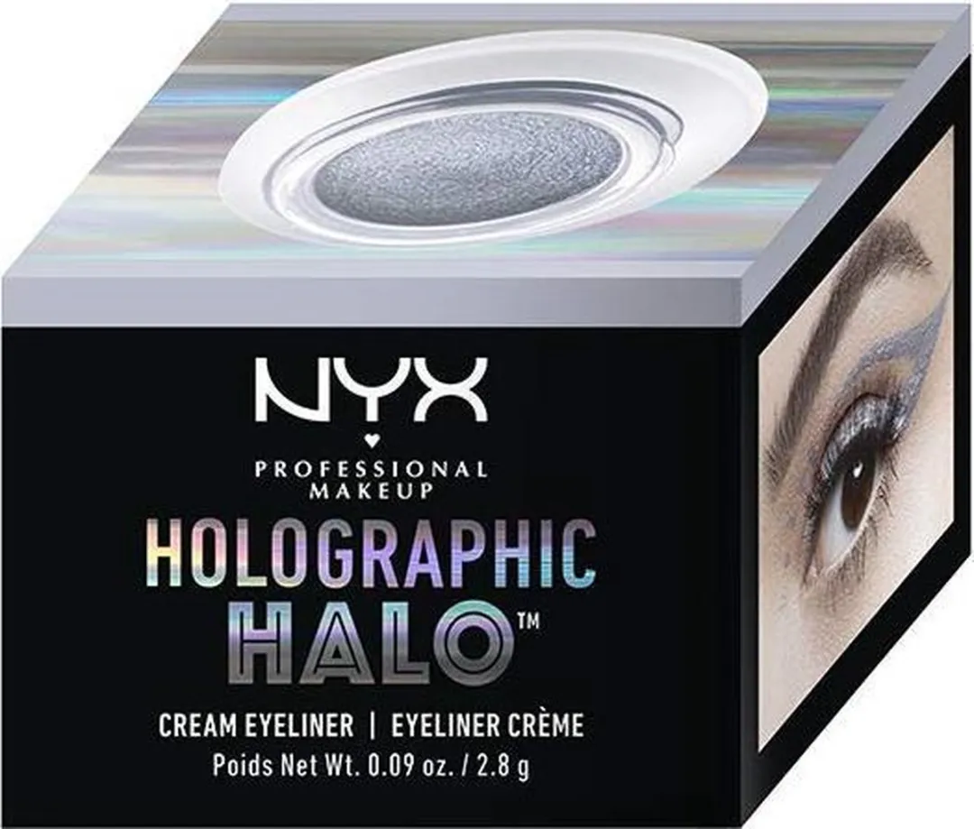 NYX Holographic Halo Cream Eyeliner Zilver - 2.8g