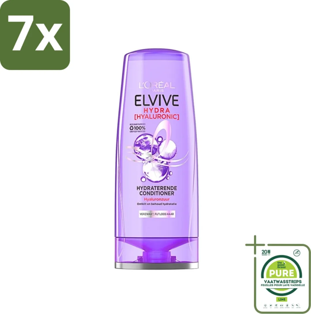 L'Oréal Paris Elvive Hydra Hyaluronic Conditioner 200ml - 7 Stuks