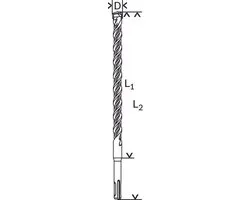 Bosch Hamerboor SDS-plus 13x100mm 165mm - Hout - MPN 1618596183