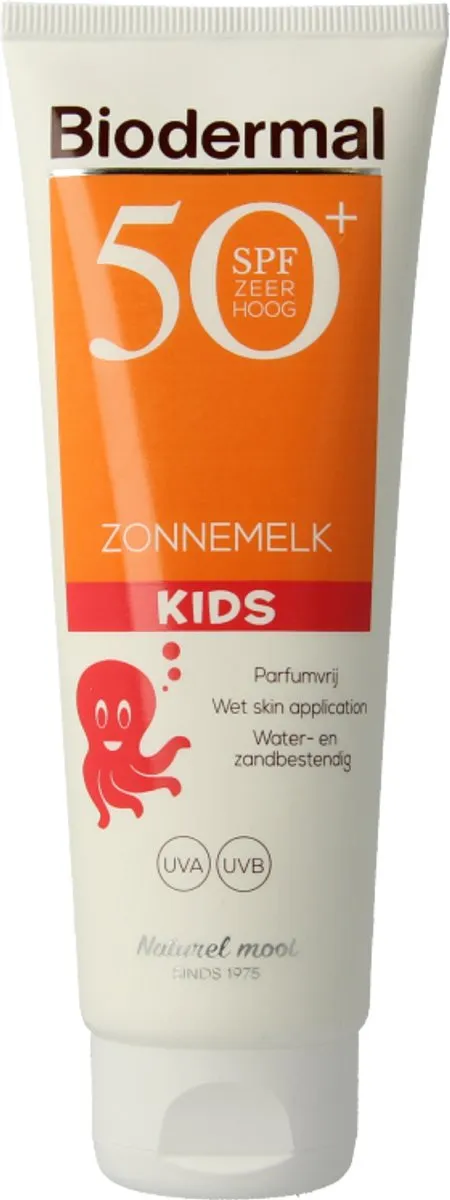 Biodermal Kids Zonnebrand SPF50+ 125ml - afbeelding 6 van 6