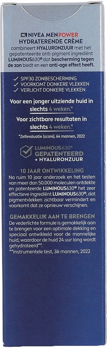 NIVEA MEN Anti-Age Power Hydraterende Dagcrème SPF 30 50ml