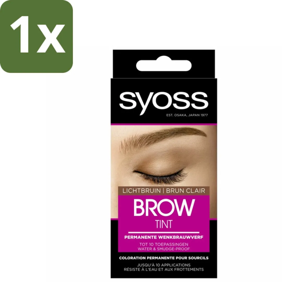 SYOSS Brow Tint Lichtbruin Wenkbrauwverf 115ml