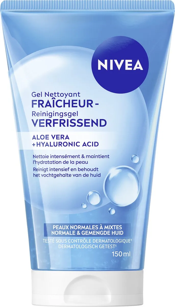 NIVEA Essentials Verfrissende Reinigingsgel Normale Huid 150ml