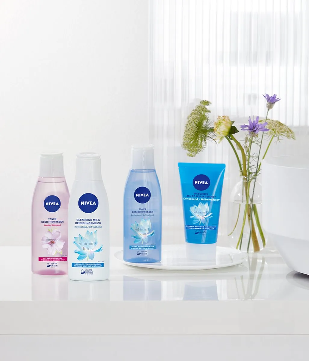 NIVEA Essentials Verfrissende Reinigingsgel Normale Huid 150ml - 6 Stuks