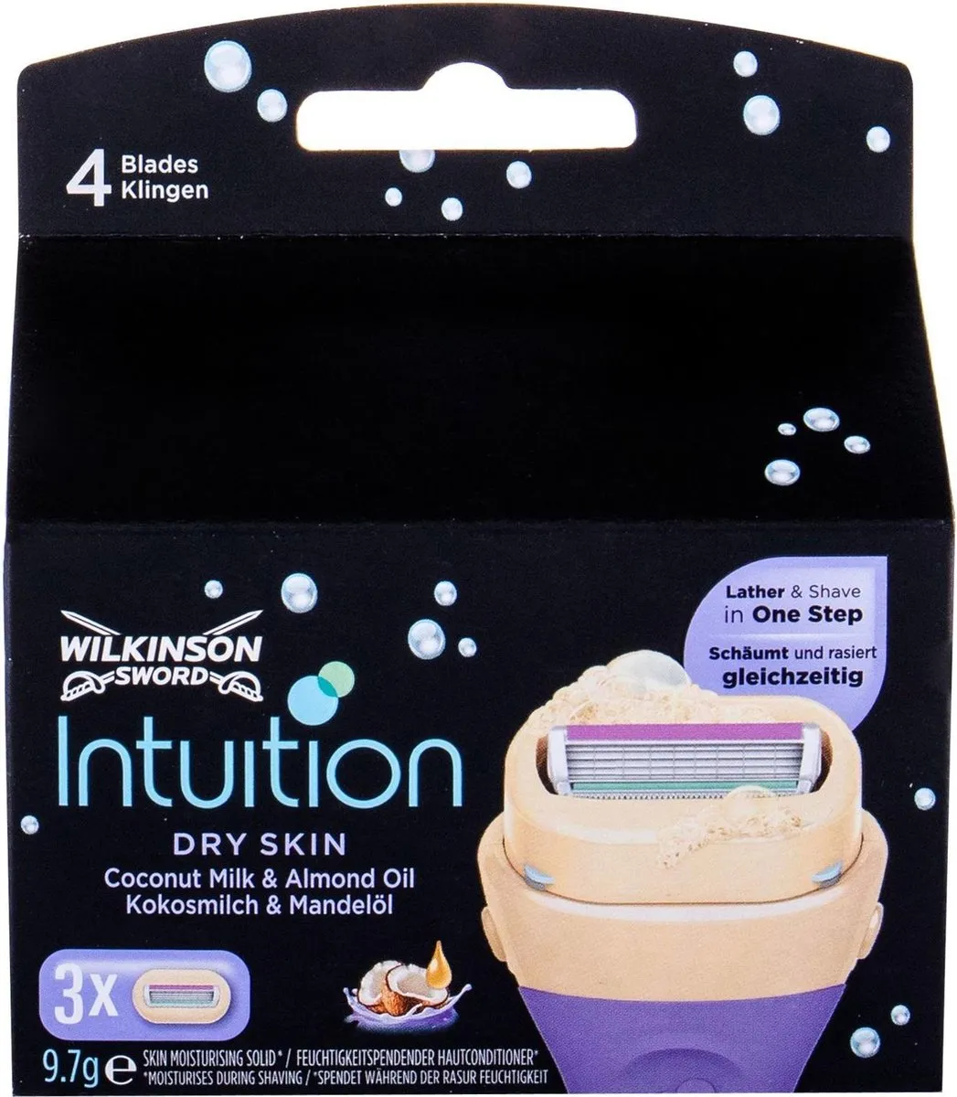 Wilkinson Sword Intuition Dry Skin Coconut 3 Mesjes