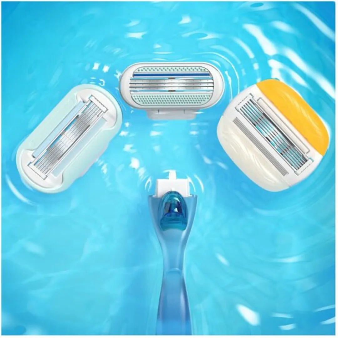 Gillette Venus Navulmesjes 3-Blad Blauw - 8 Stuks