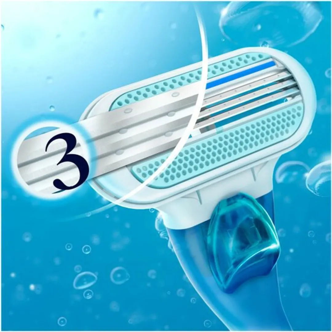 Gillette Venus Navulmesjes 3-Blad Blauw - 8 Stuks
