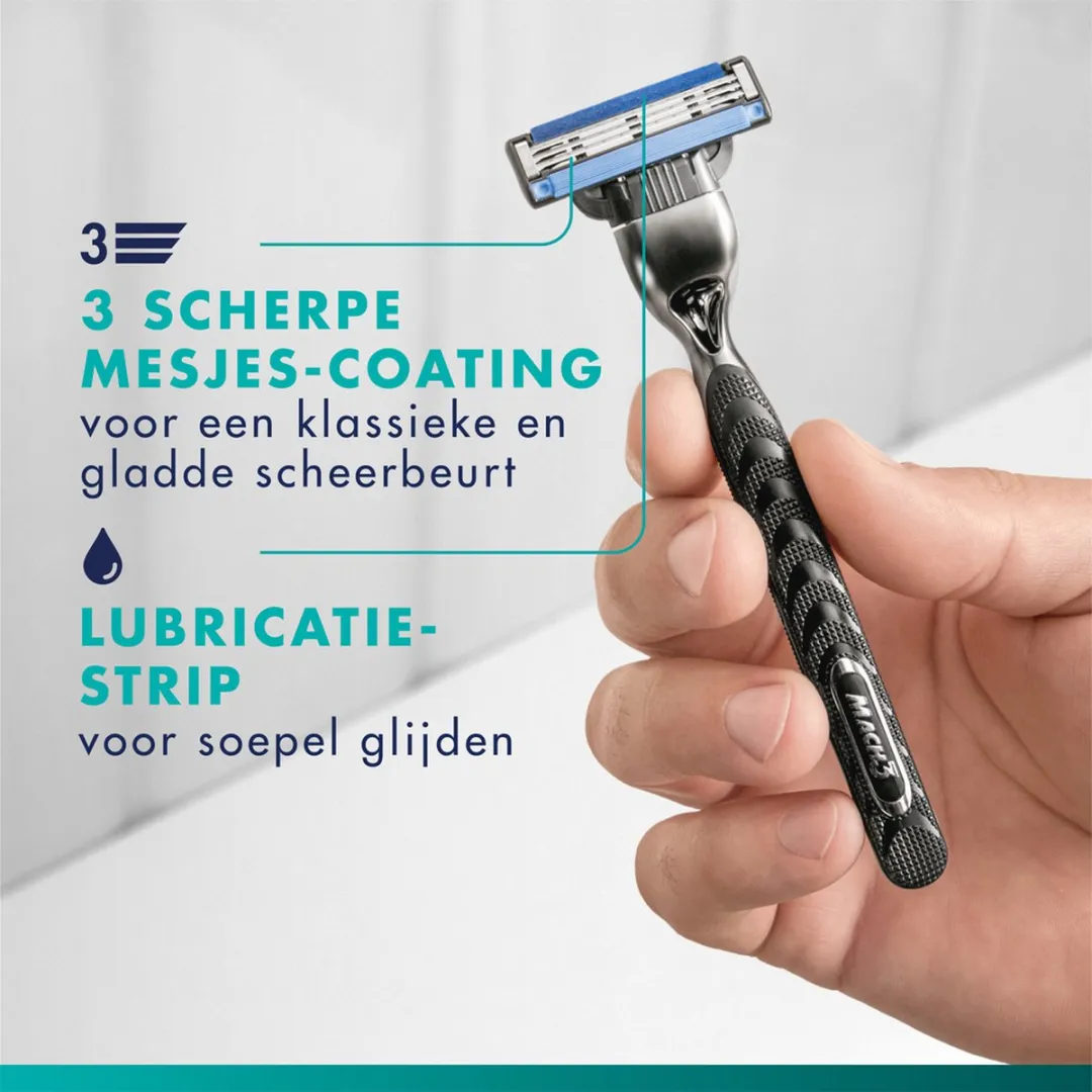 Gillette Mach3 Base Scheermesjes 20 Stuks