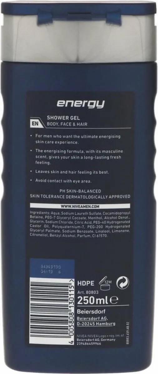 NIVEA Men Energy Douchegel - 24x250ml