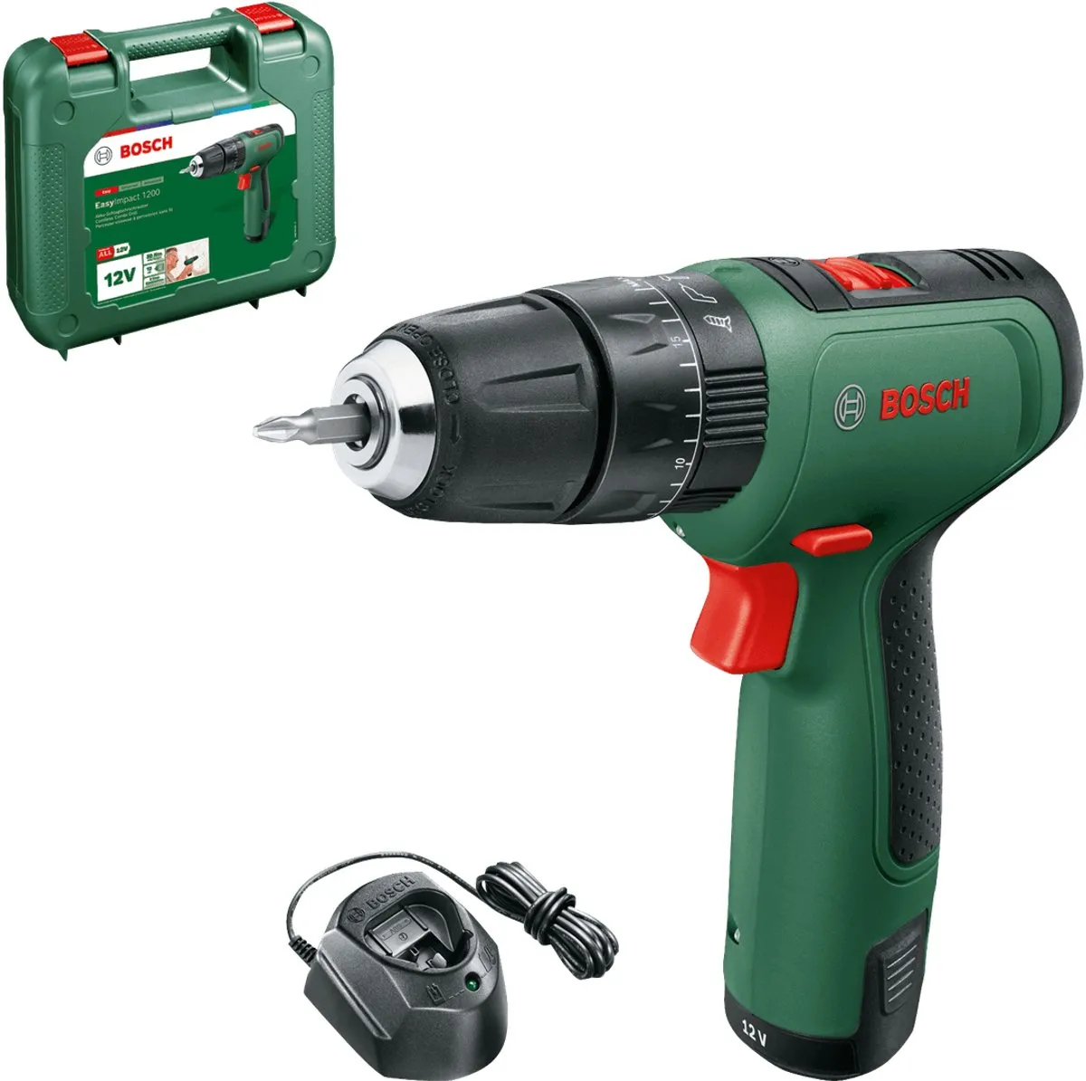 Bosch EasyImpact 1200 Accu-slagboormachine 1,5 Ah