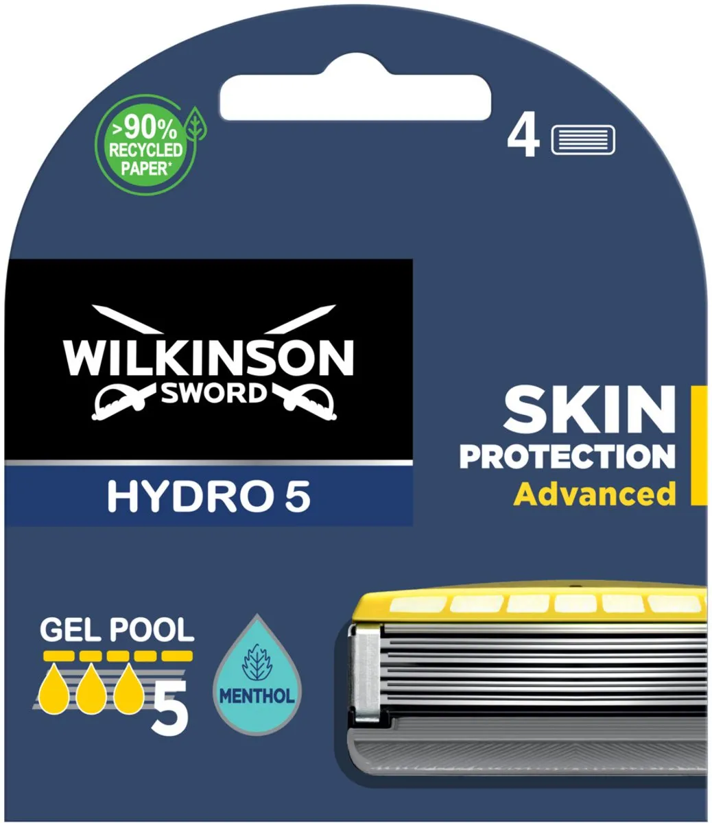 Wilkinson Sword Hydro 5 Ultimate Navulmesjes - 20 Stuks (5x4) - Zwart/Geel - afbeelding 6 van 6