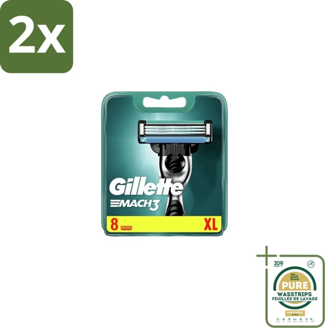 Gillette Mach3 Scheermesjes 8 Stuks