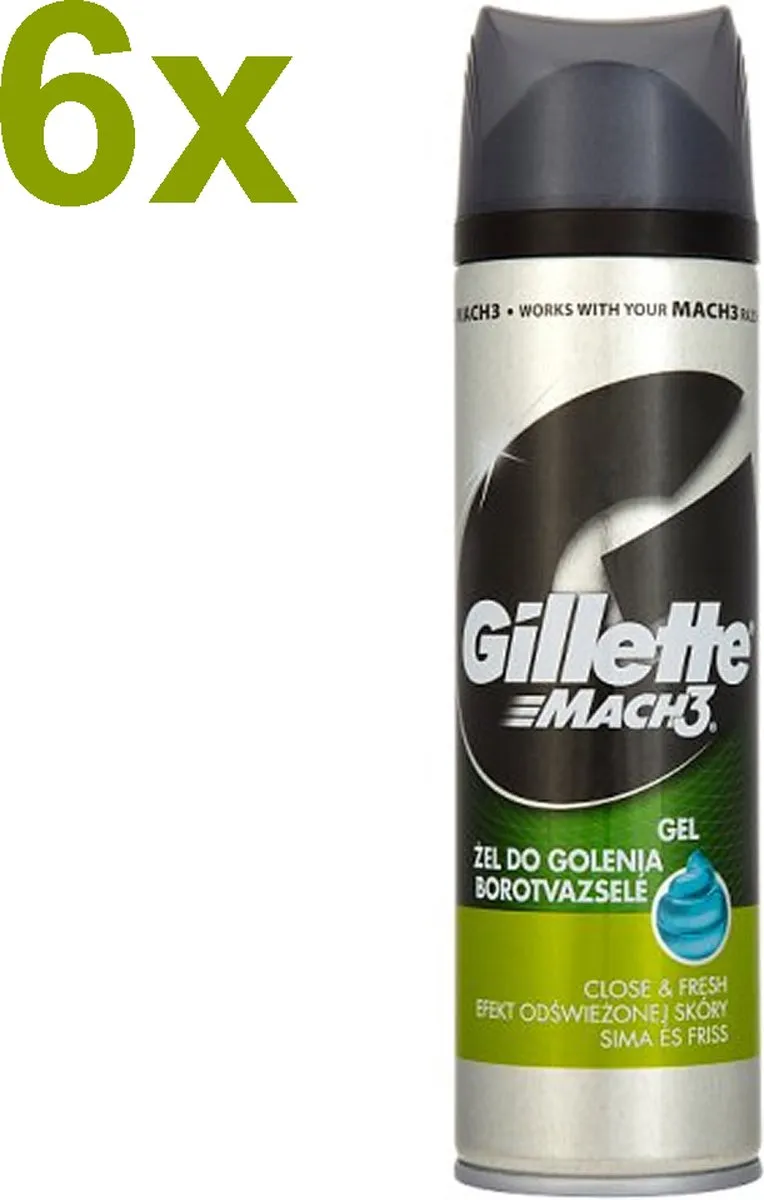 Gillette Mach3 Gel Scheergel 1200ml