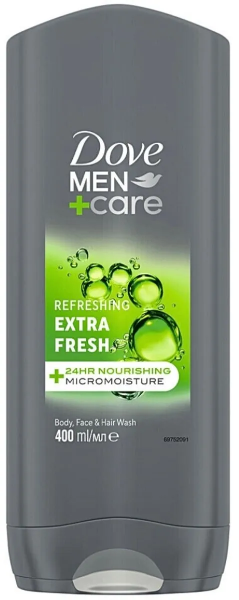 Dove Men+ Care Extra Fresh Douchegel 800ml - 2 Stuks