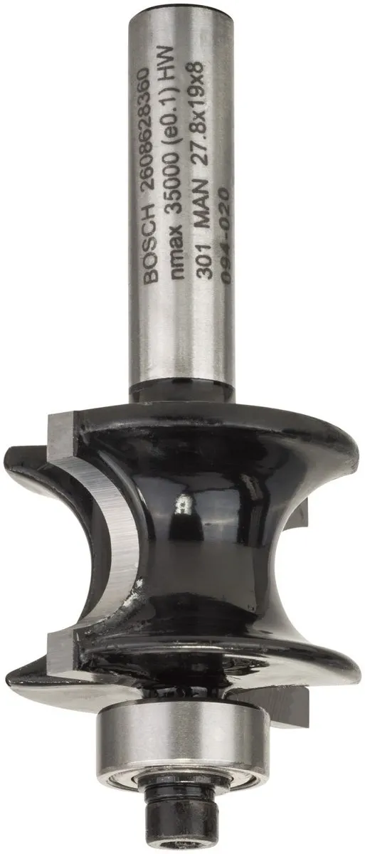Bosch Halfholprofielfrezen 8mm
