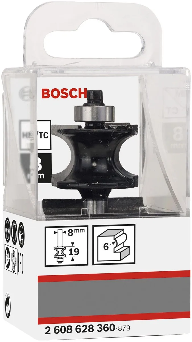 Bosch Halfholprofielfrezen 8mm - Hout