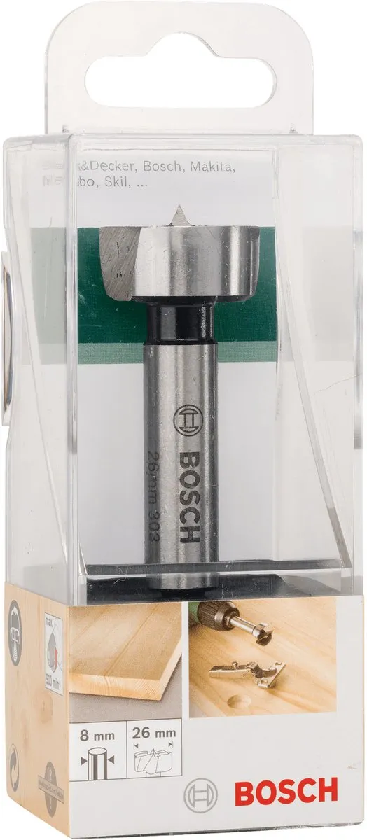 Bosch Machinehoutboren DIN 7483 G 26,0 x 90mm
