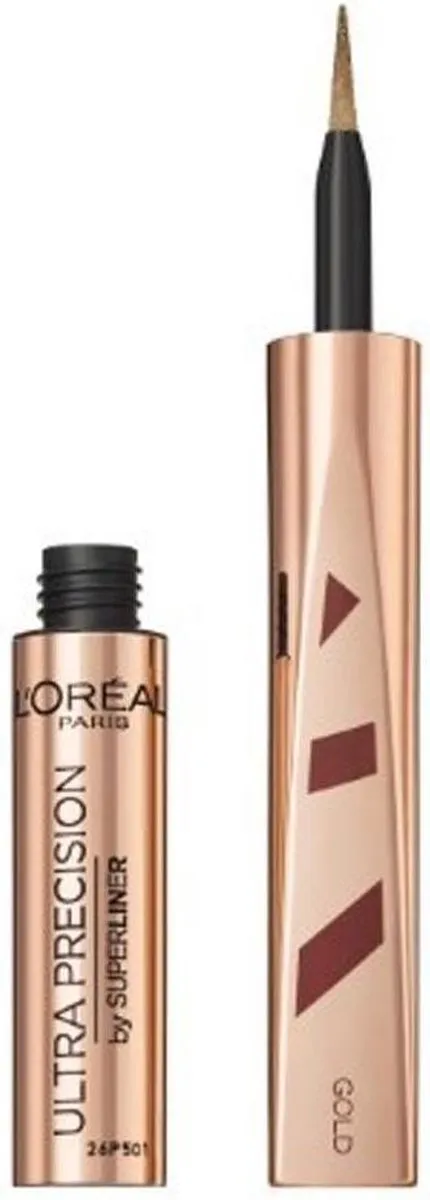 L'Oréal Paris Ultra Precision Merry Metals Eyeliner Goud 3ml