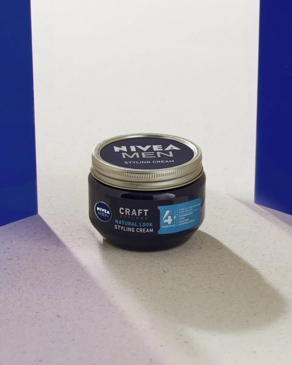 NIVEA MEN Styling Cream Haargel - 450ml (3x150ml)