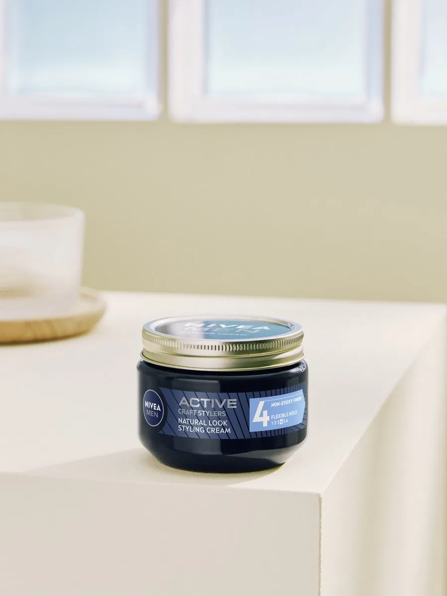 NIVEA MEN Styling Cream Haargel - 450ml (3x150ml)