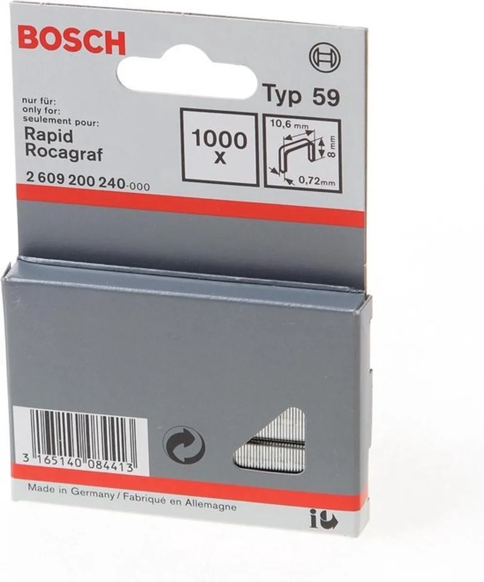 Bosch Niet met fijne draad 2609200240 - 10,6x0,72x8mm