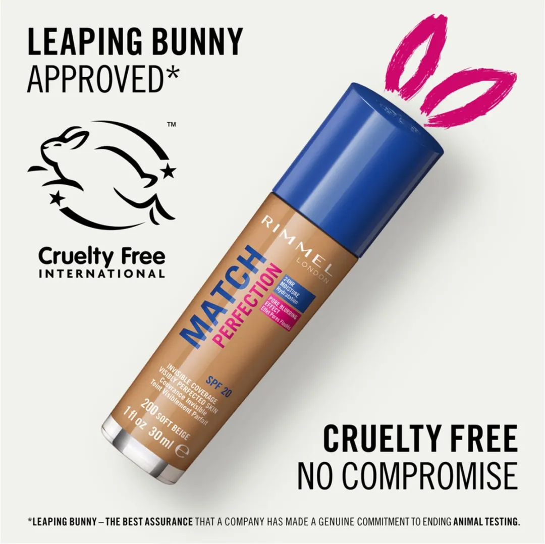 Rimmel London Match Perfection Foundation 200 Soft Beige - 30ml