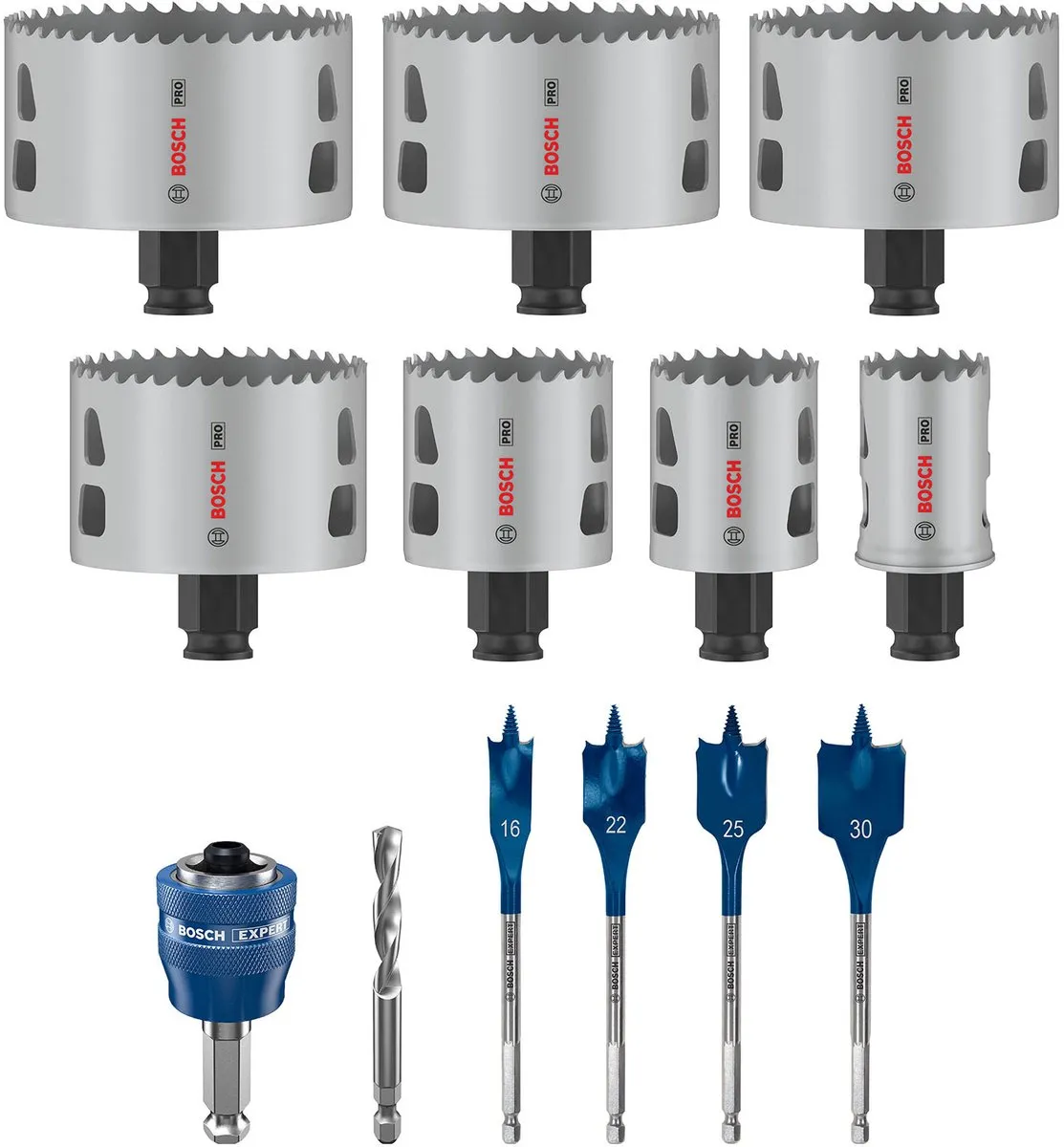 Bosch PRO Multi Materiaal Plus Gatzagenset 13-delig 2608594433