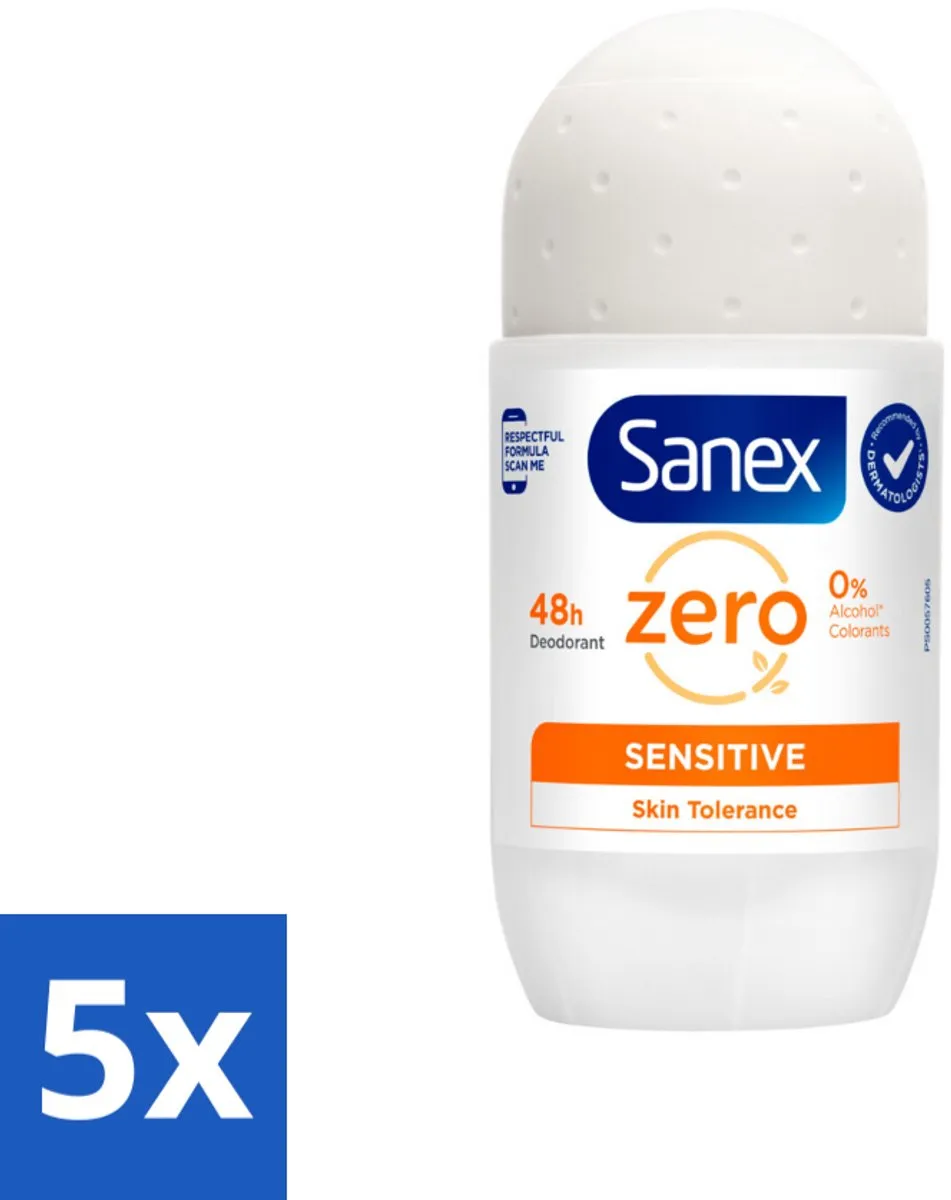 Sanex Deodorant Zero% Sensitive Roller 50ml