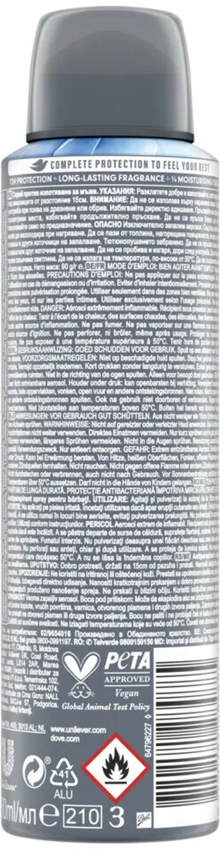 Dove Men+Care Deodorant Spray Cool Fresh 200ml