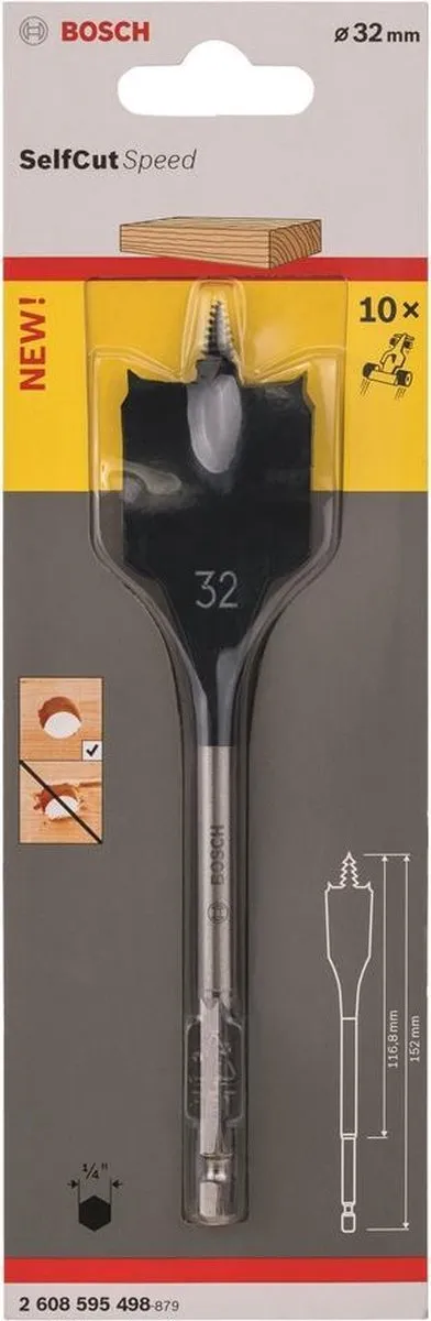 Bosch Speedborenset Self Cut Speed 32x152mm