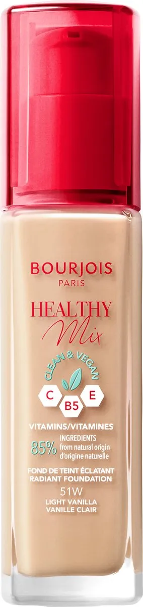 Bourjois Healthy Mix Clean Vegan Foundation 051 Light Vanilla 30ml