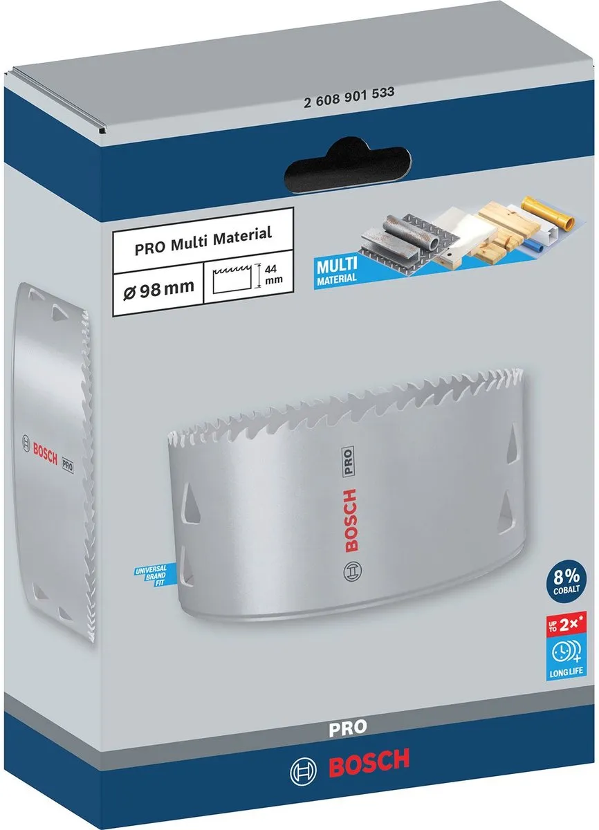 Bosch PRO Multimateriaal Gatzaag 98mm - 2608901
