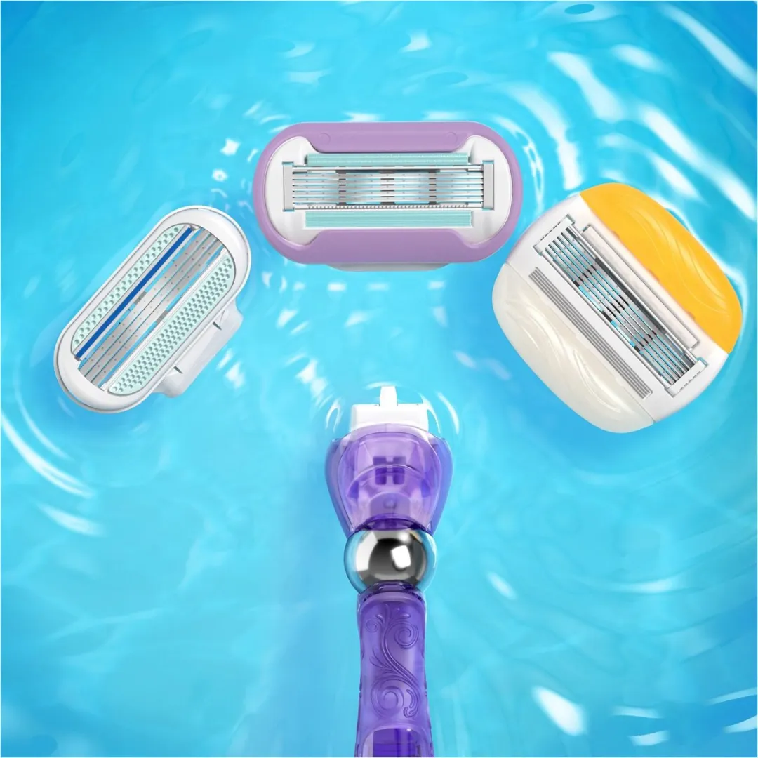 Gillette Venus Swirl Scheersysteem - 5 Bladen - Paars