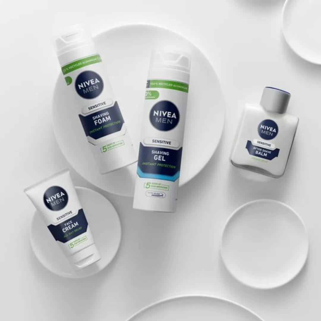 NIVEA Men Sensitive Scheergel Mini - 30ml - 3 Stuks