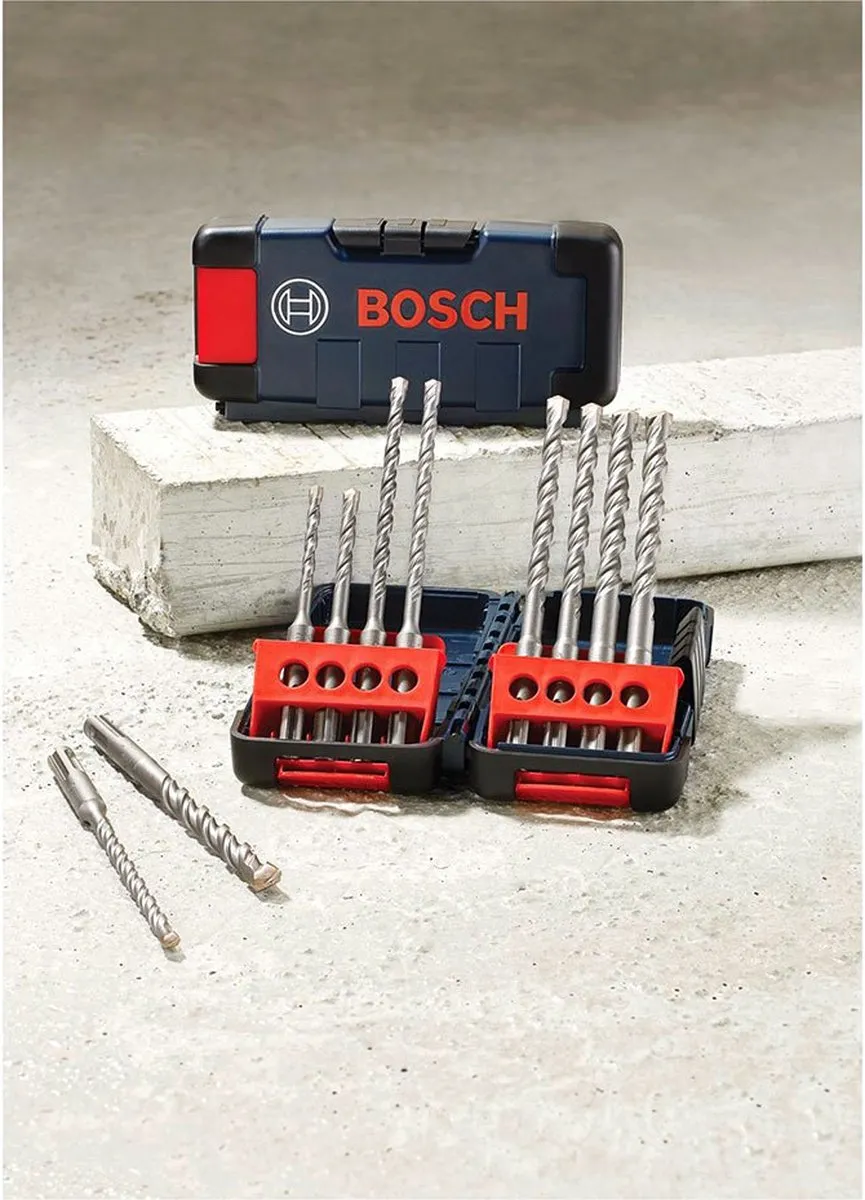 Bosch SDS-plus Tough-Box Boren - 8-delig